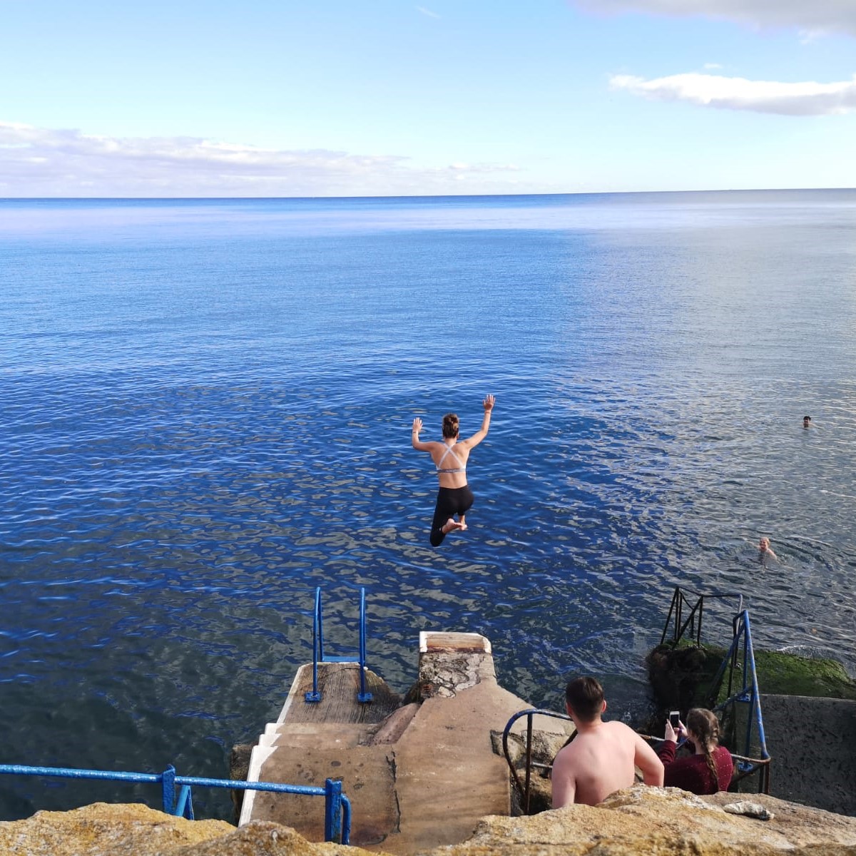 Sea swimming in Dalkey